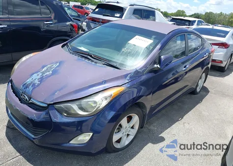 2013 Hyundai Elantra Gls from USA, damaged, VIN 5NPDH4AE9DH156106